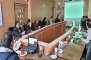  برگزاری جلسه مدیریت بحران با محوریت پیشگیری از بیماری تب برفکی در شهرستان تیران و کرون